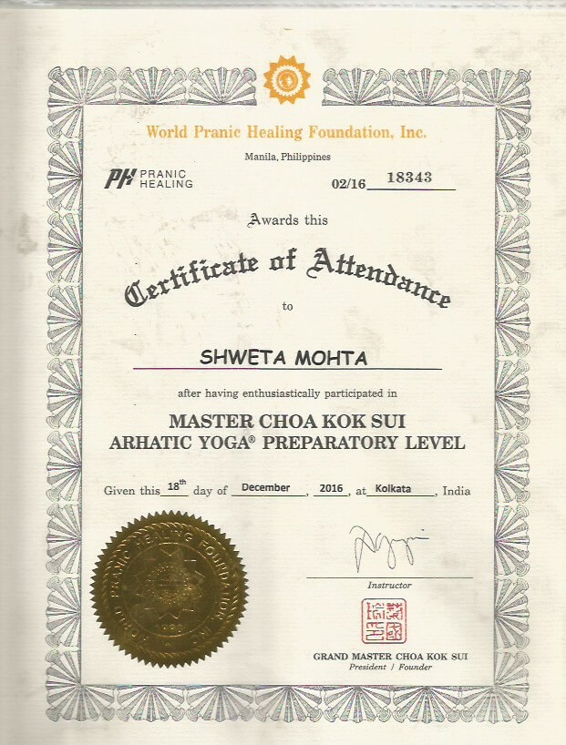 Arhatic Yoga Preparatory Level